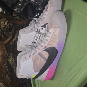 size 12 Wolf grey Off White Serena williams nike blazer mid Queen